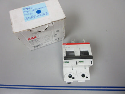 *NEW* 0720 ABB High Performance MCB S802S-C63