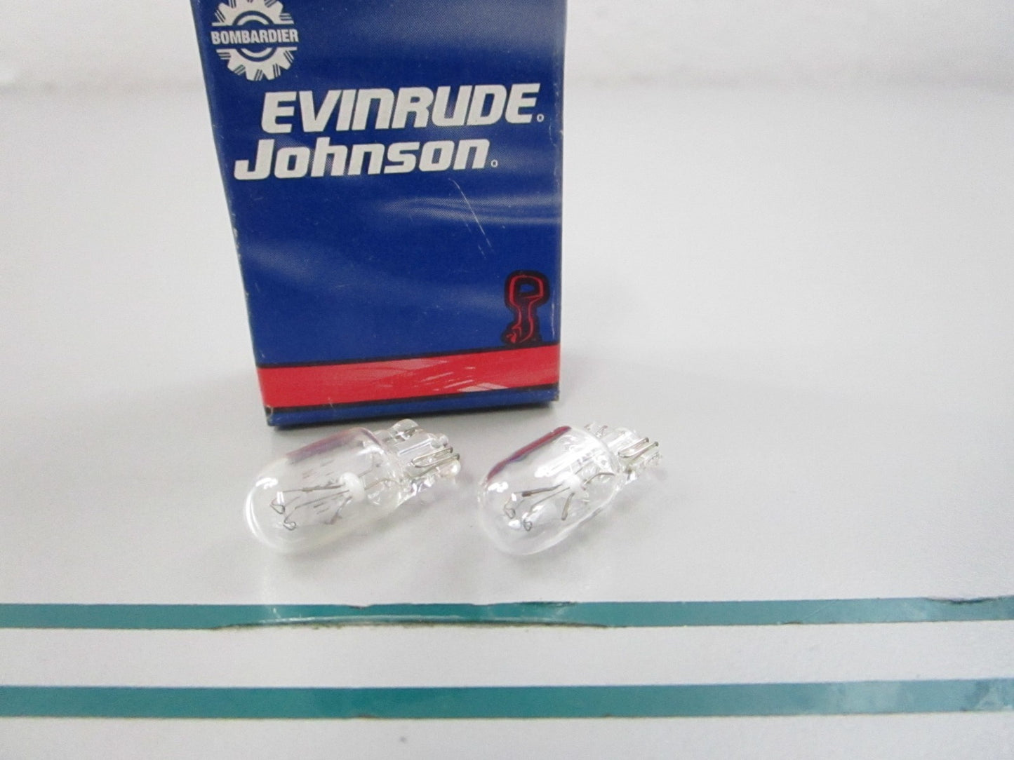 NEW OEM (LOT OF 2) 125432 0125432 OMC Johnson Evinrude Instrument Bulb 0810