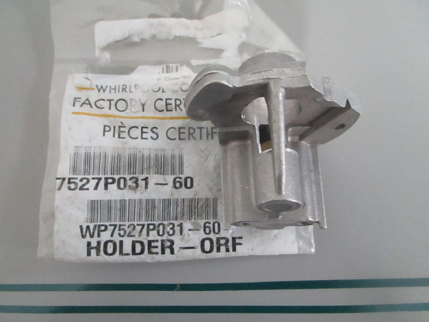Whirlpool WP7527P031-60 Orifice Holder Gas Range JGD Series NEW OEM 0820