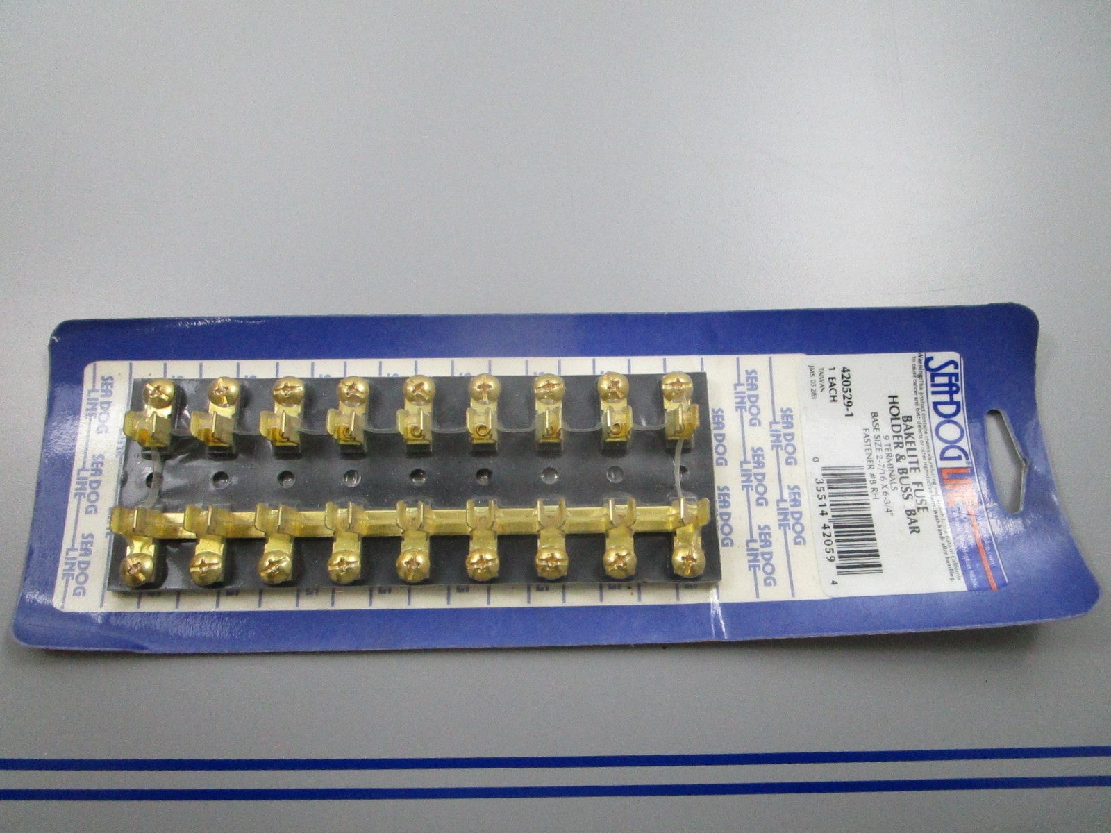 *NEW* 0810 Sea-Dog 9 Terminal Bakelite Fuse Holder 420519-1