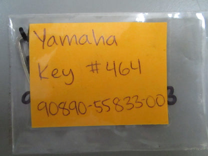 *NEW OEM* 0780 Yamaha Key #464 90890-55833-00