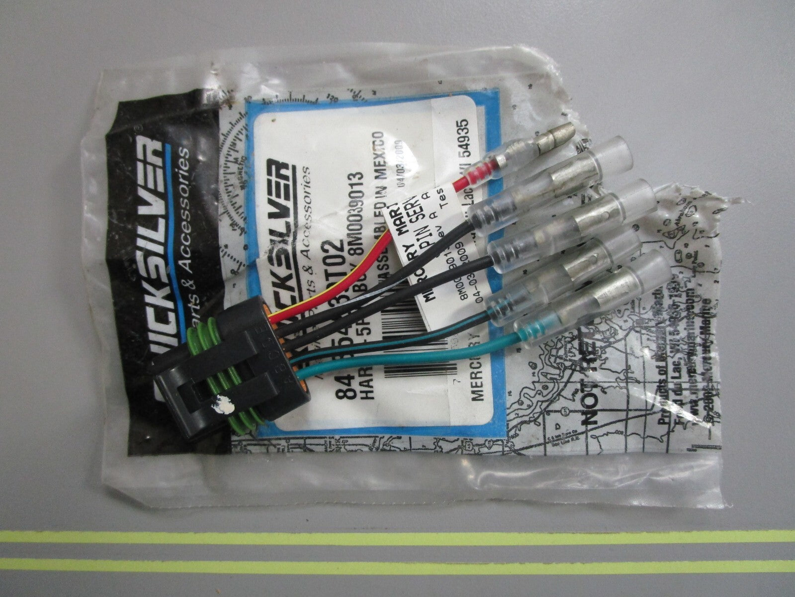 *NEW OEM* 0810 Mercury Quicksilver 5 Pin Harness 84-854839T02