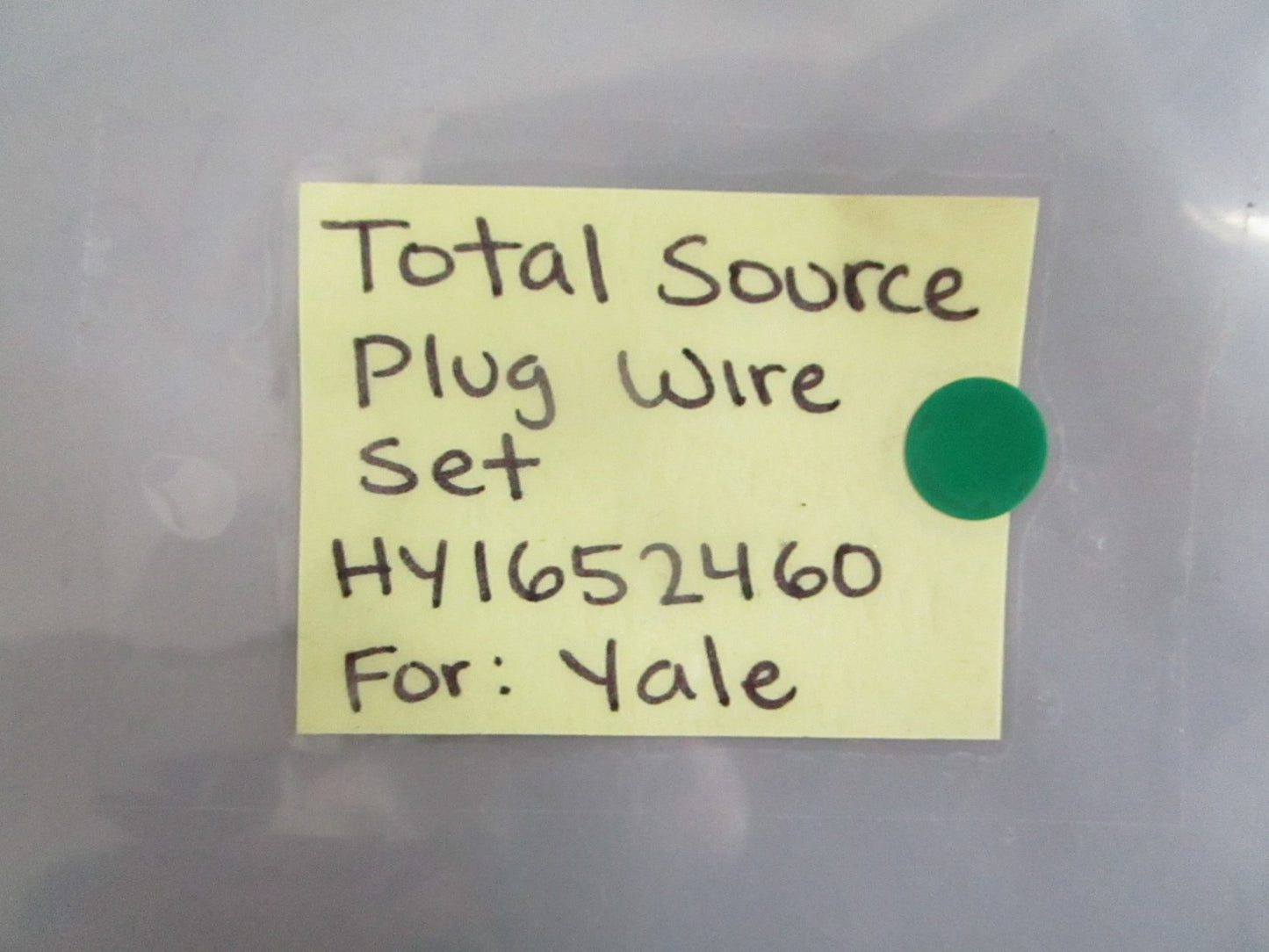 NEW HY1652460 Total Source Plug Wire Set For: Yale 0820