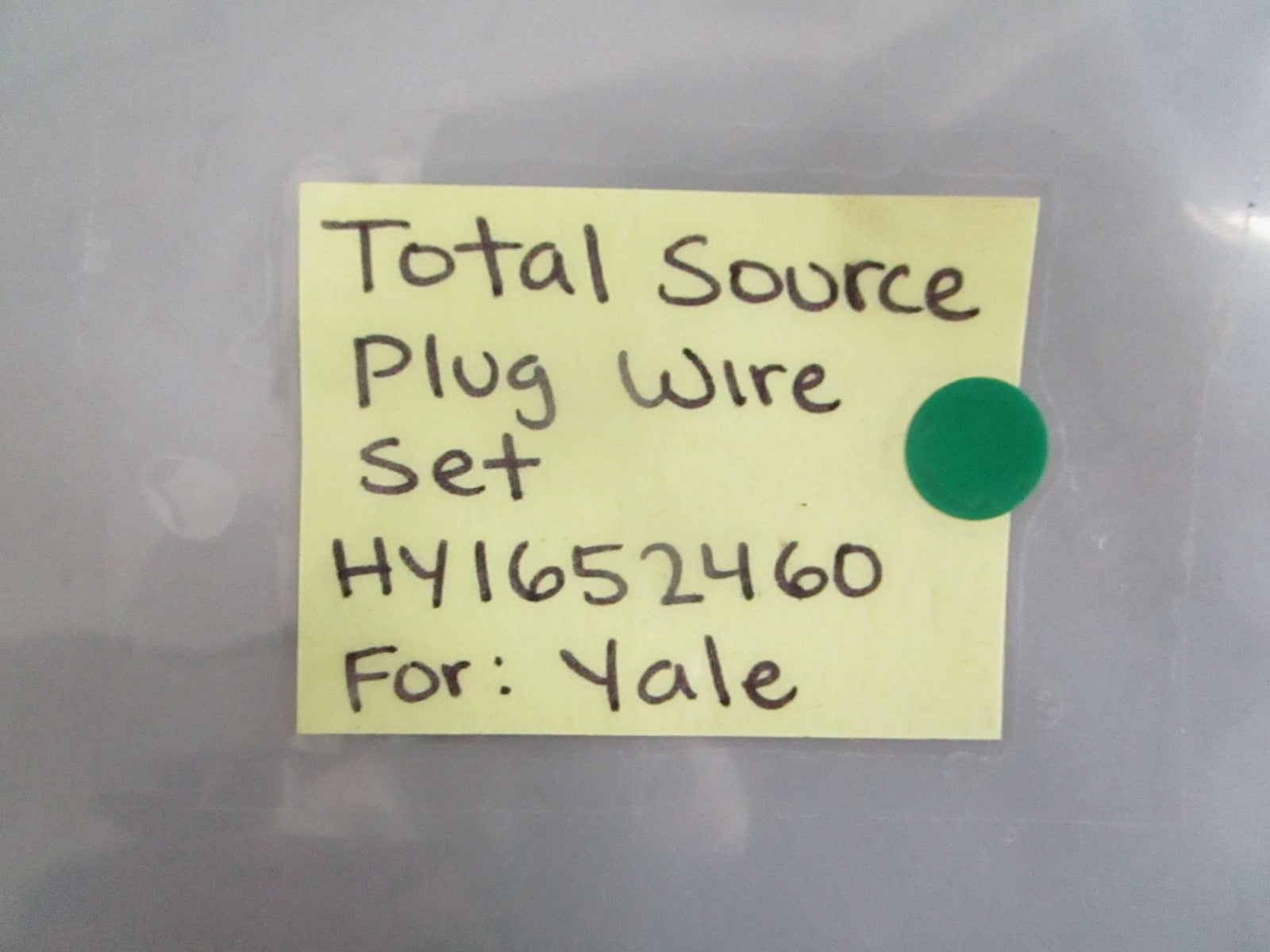 NEW HY1652460 Total Source Plug Wire Set For: Yale 0820