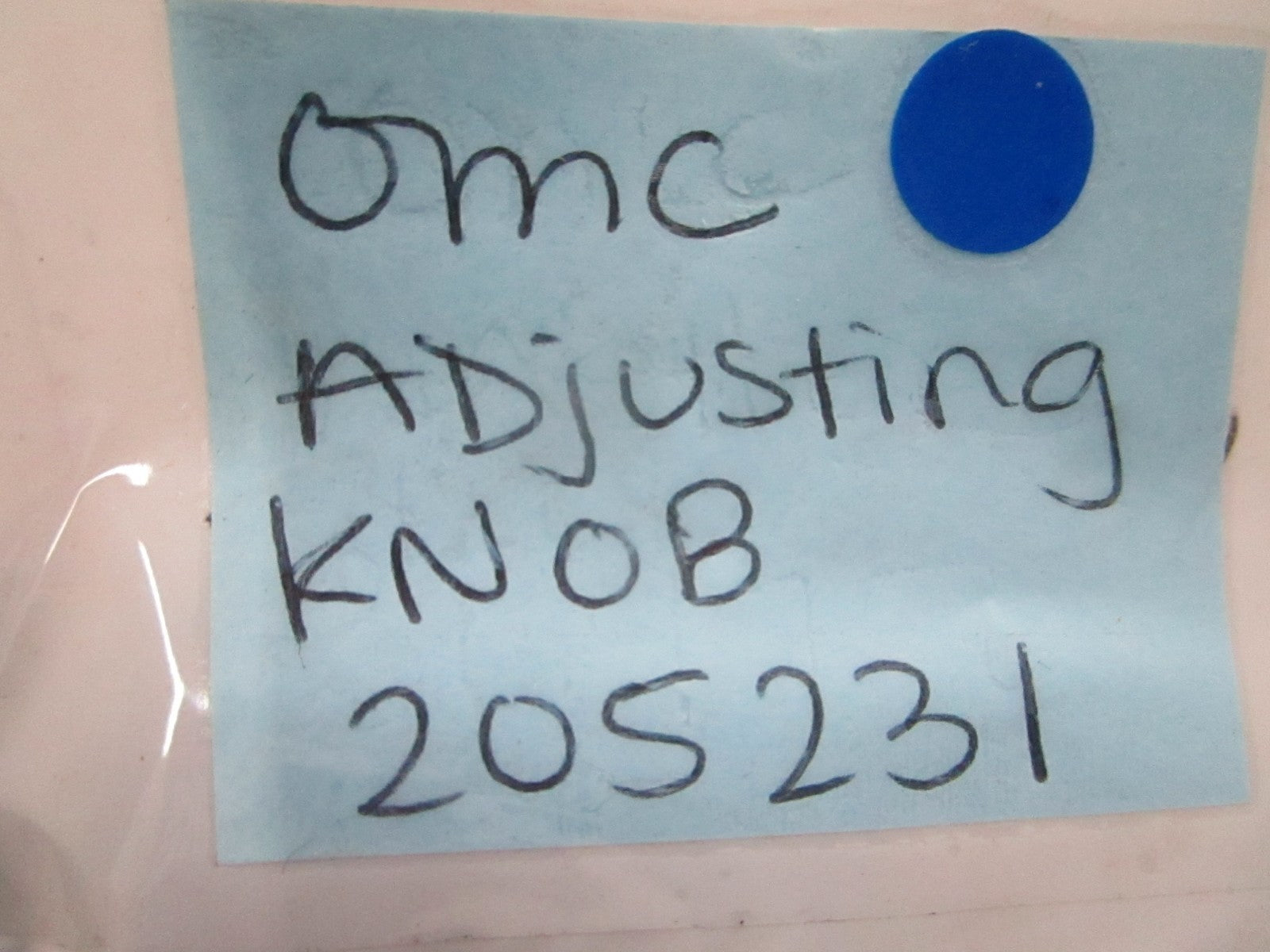 *NEW OEM* 0810 OMC Johnson Evinrude Adjusting Knob 205231 0205231