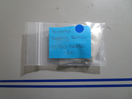 *NEW OEM* (LOT OF 5) 0810 Yamaha Tapping Screw 97780-50610-00
