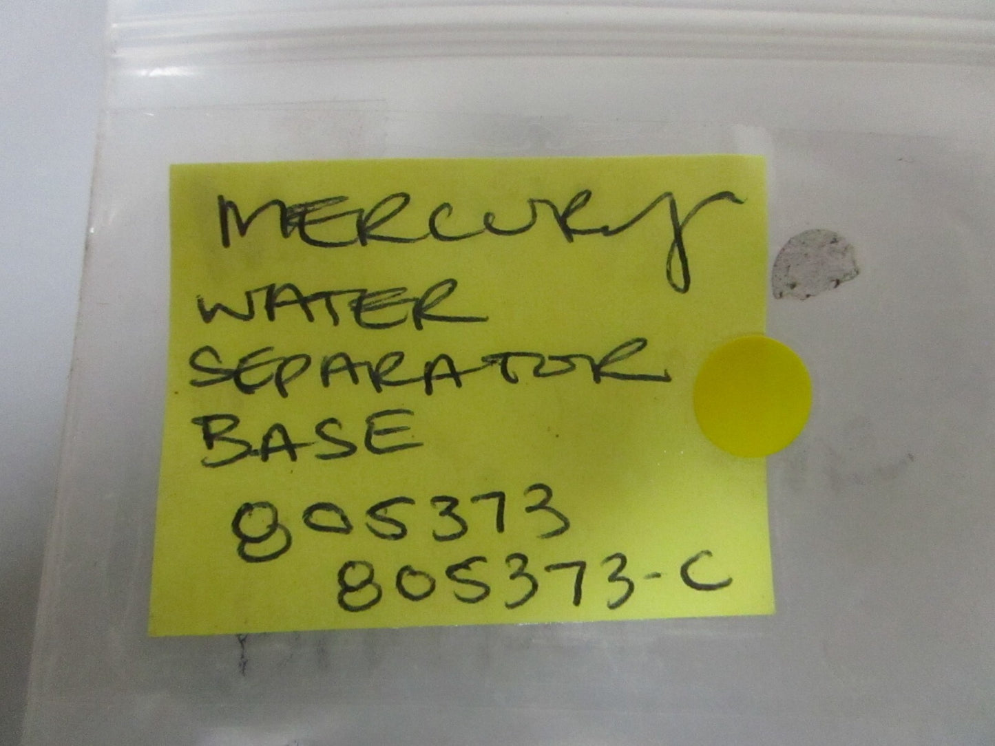 *NEW OEM* 0810 Mercury Quicksilver Water Separator Base 805373 805373-C