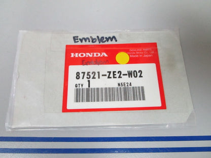 *NEW OEM* 0810 Honda Emblem 87521-ZE2-W02