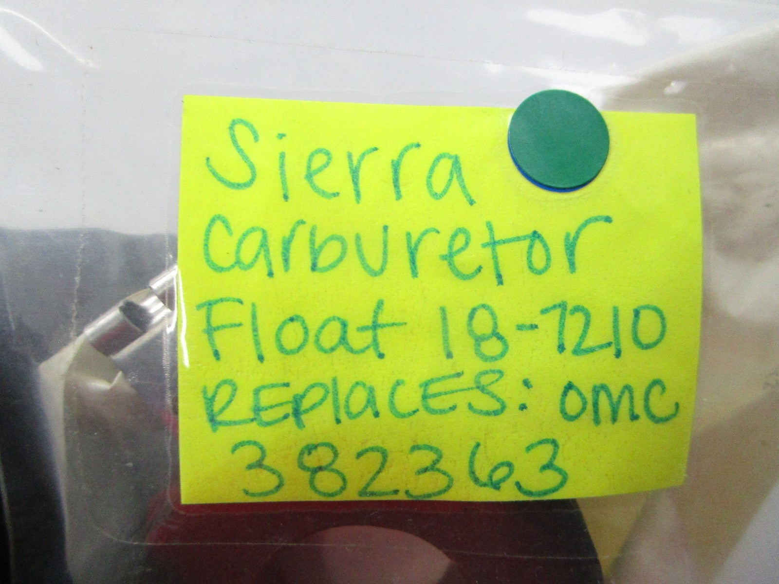 NEW 18-7210 Replaces: OMC 382363 Sierra Float Carburetor 0810