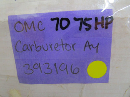*NEW OEM* 0820 OMC Johnson Evinrude 70 75HP Carburetor Ay 393196 0393196
