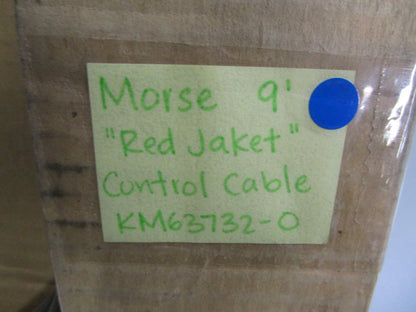 *NEW* 0820 Morse 9' "Red Jaket" Control Cable KM63732-0