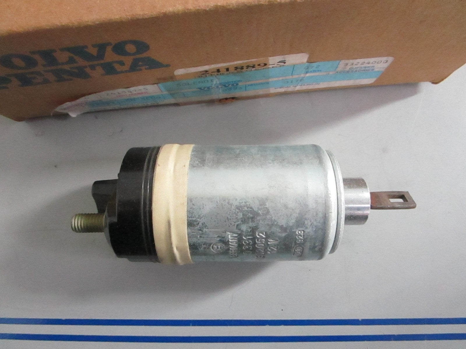 NEW OEM 241889 Volvo Penta Solenoid 0820