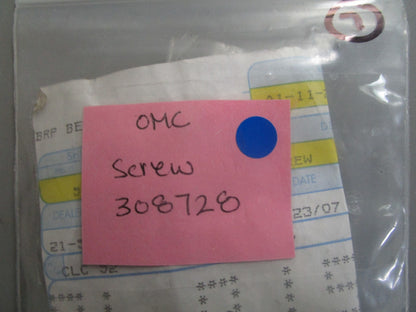 *NEW OEM* 0810 OMC Johnson Evinrude Screw 308728 0308728