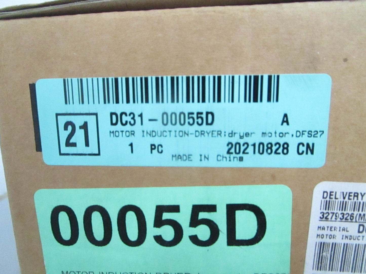 *NEW OEM* 0820 Samsung Dryer Drive Motor DC31-00055D