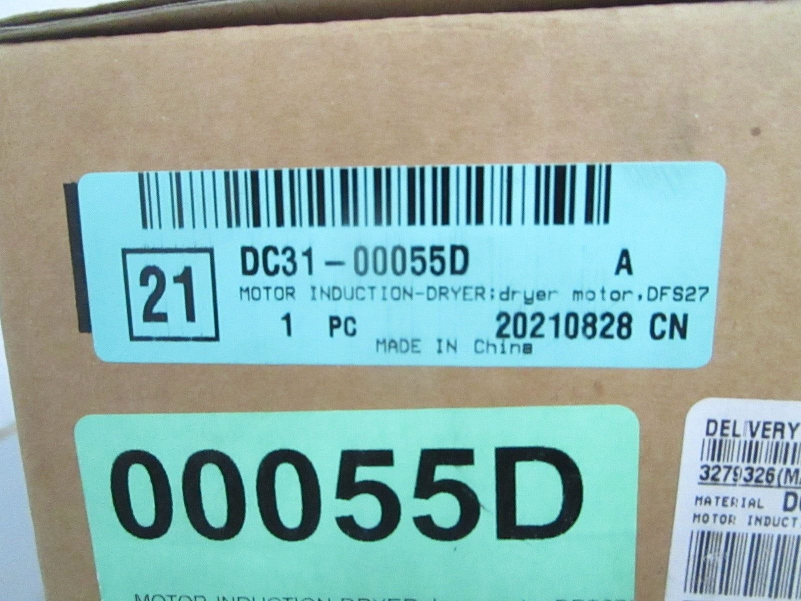 *NEW OEM* 0820 Samsung Dryer Drive Motor DC31-00055D