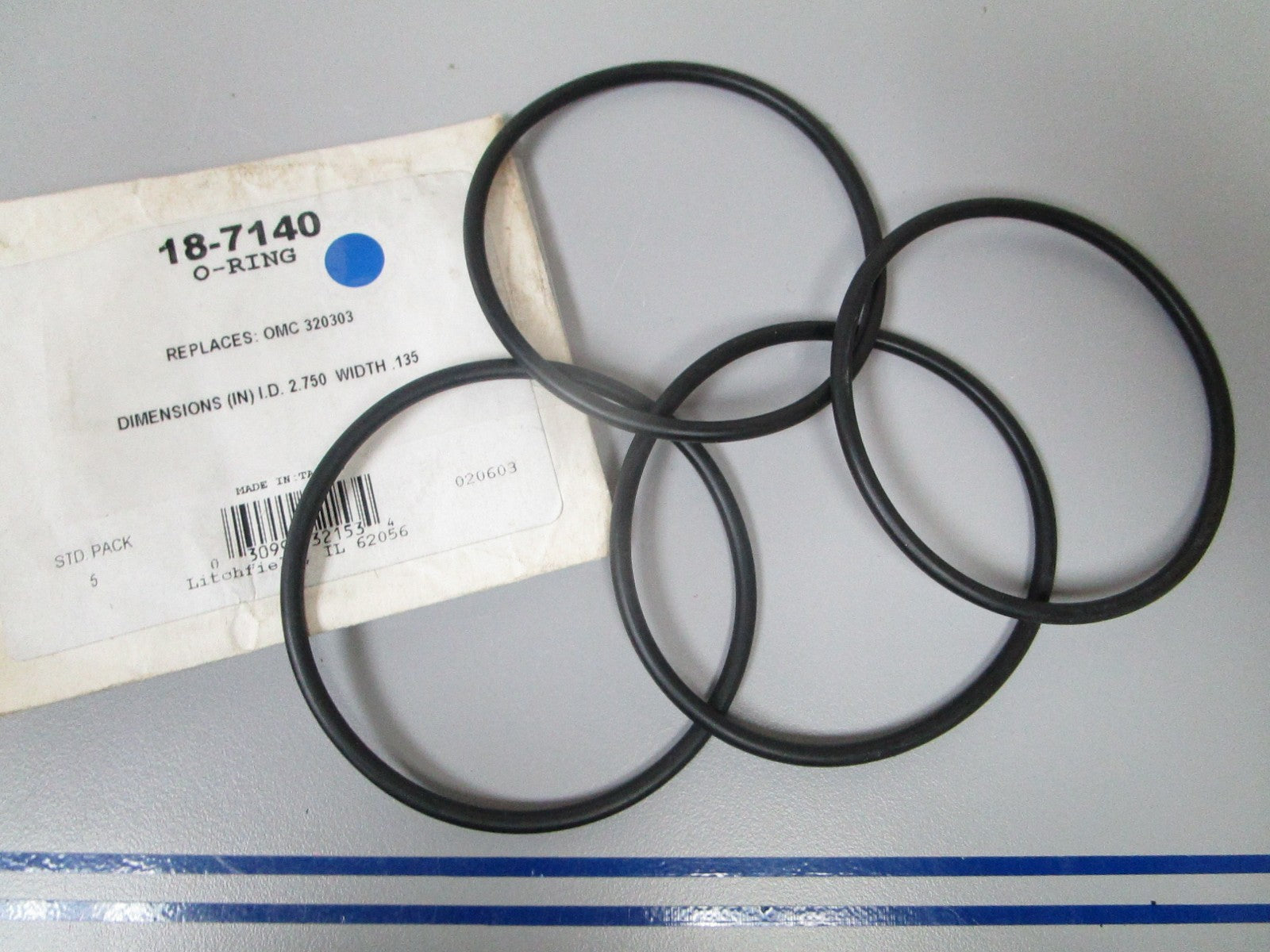 NEW (LOT OF 4) 18-7140 Replaces: OMC 320303 Sierra O-Ring 0810