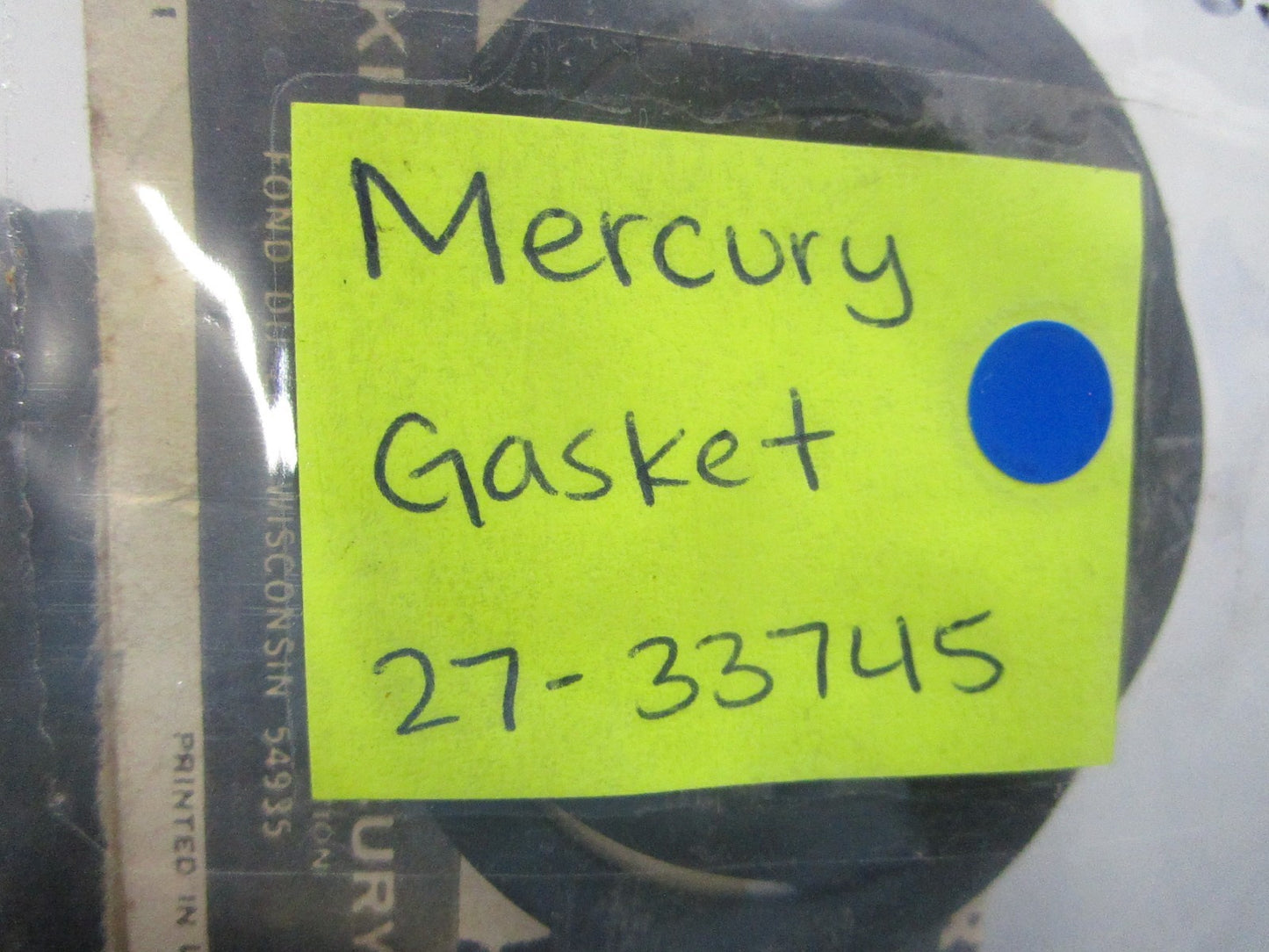 NEW OEM (LOT OF 3) 27-33745 Mercury Quicksilver Gasket 0810