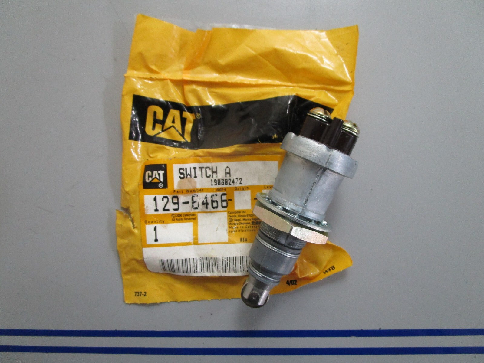 *NEW OEM* 0820 CAT Roller Switch 129-6466