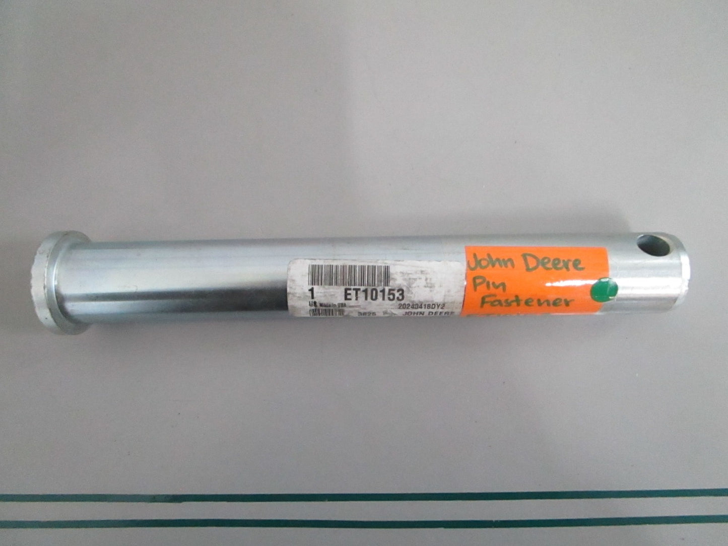 John Deere ET10153 NEW OEM Pin Fastener Heavy Equipment Tractor Genuine JD 0820