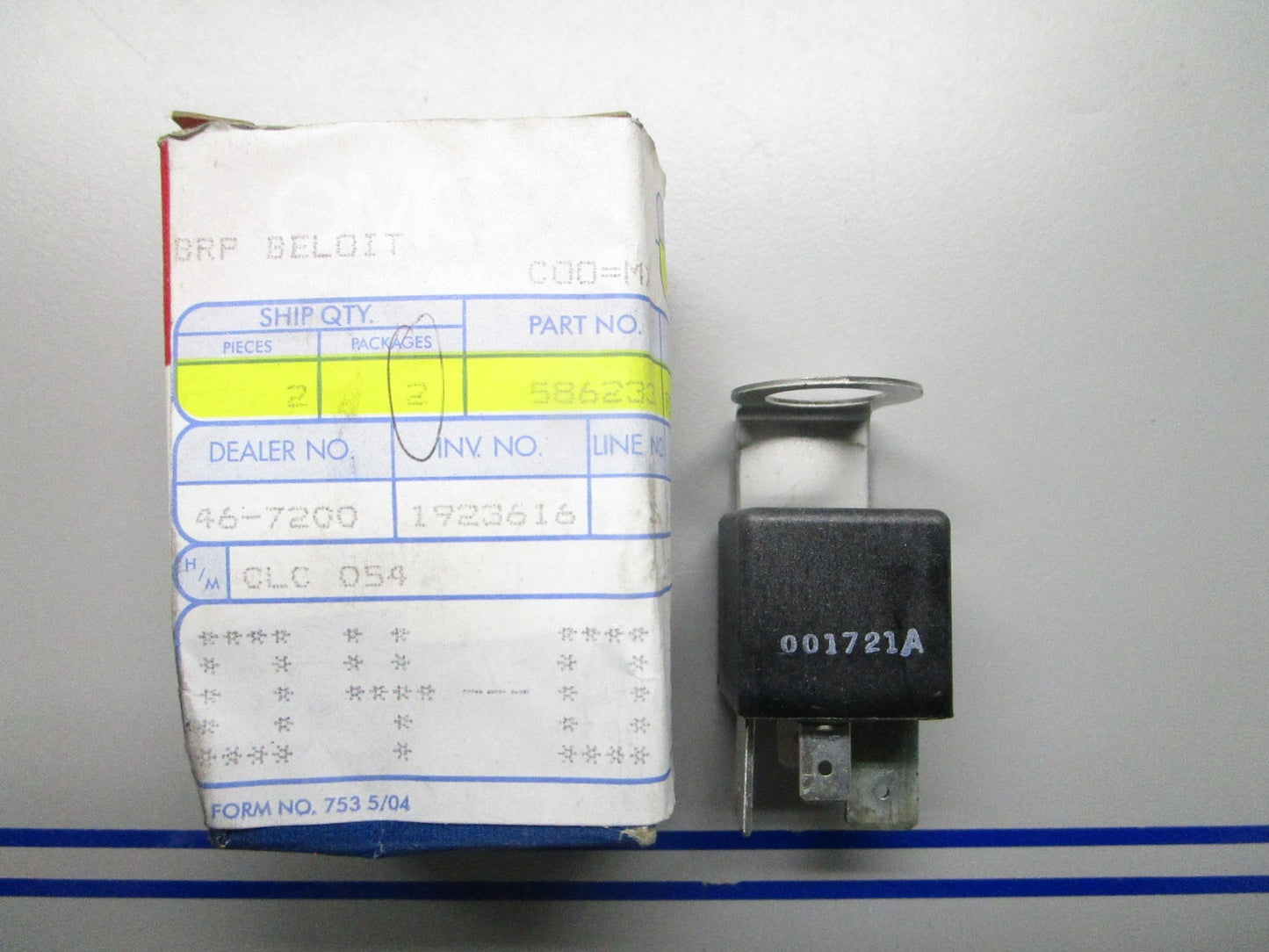 *NEW OEM* 0810 OMC Johnson Evinrude 70AMP Relay 586233 0586233