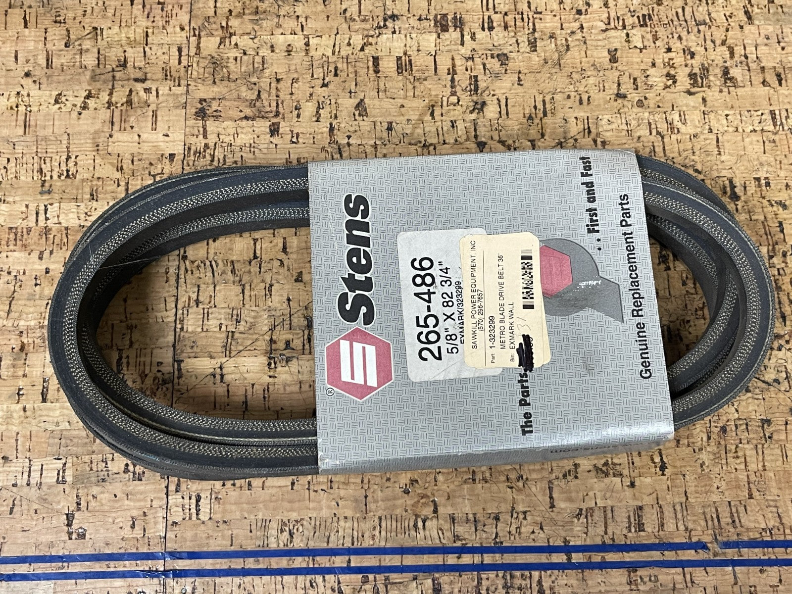*NEW OEM* 0670 Sterns Drive Belt 265-486 323299
