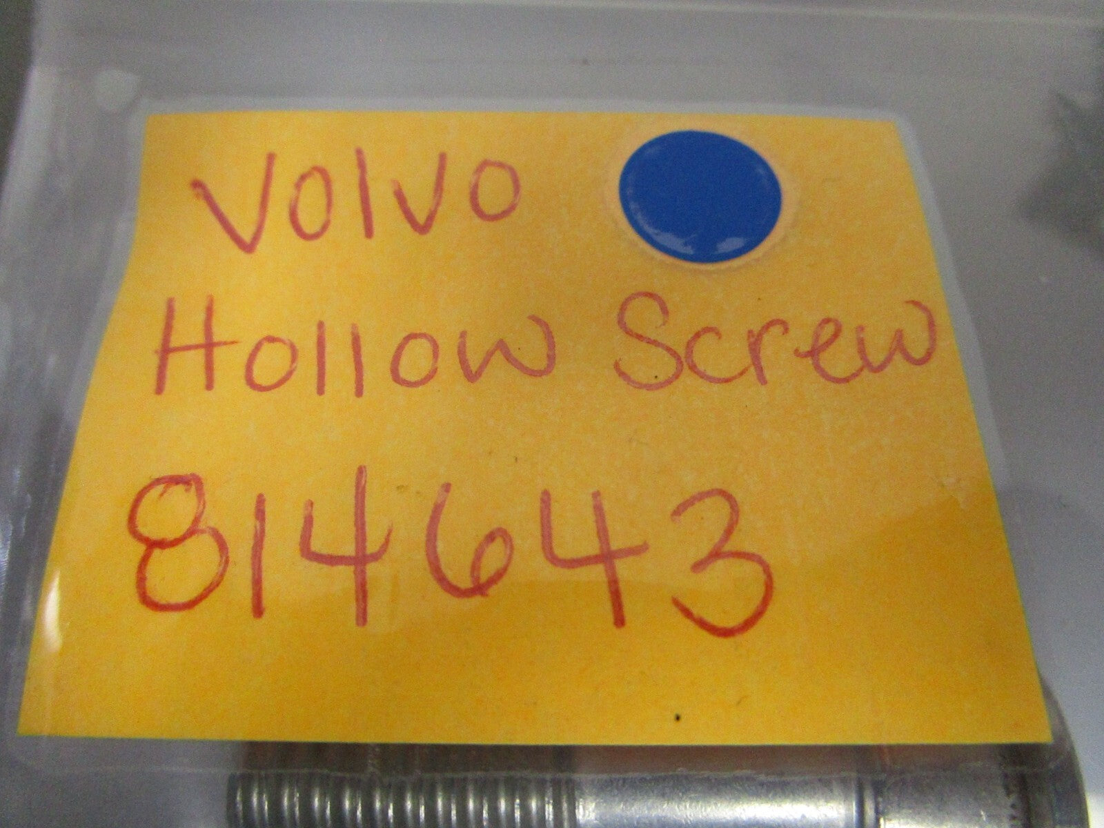 *NEW OEM* 0770 Volvo Penta Hollow Screw 814643