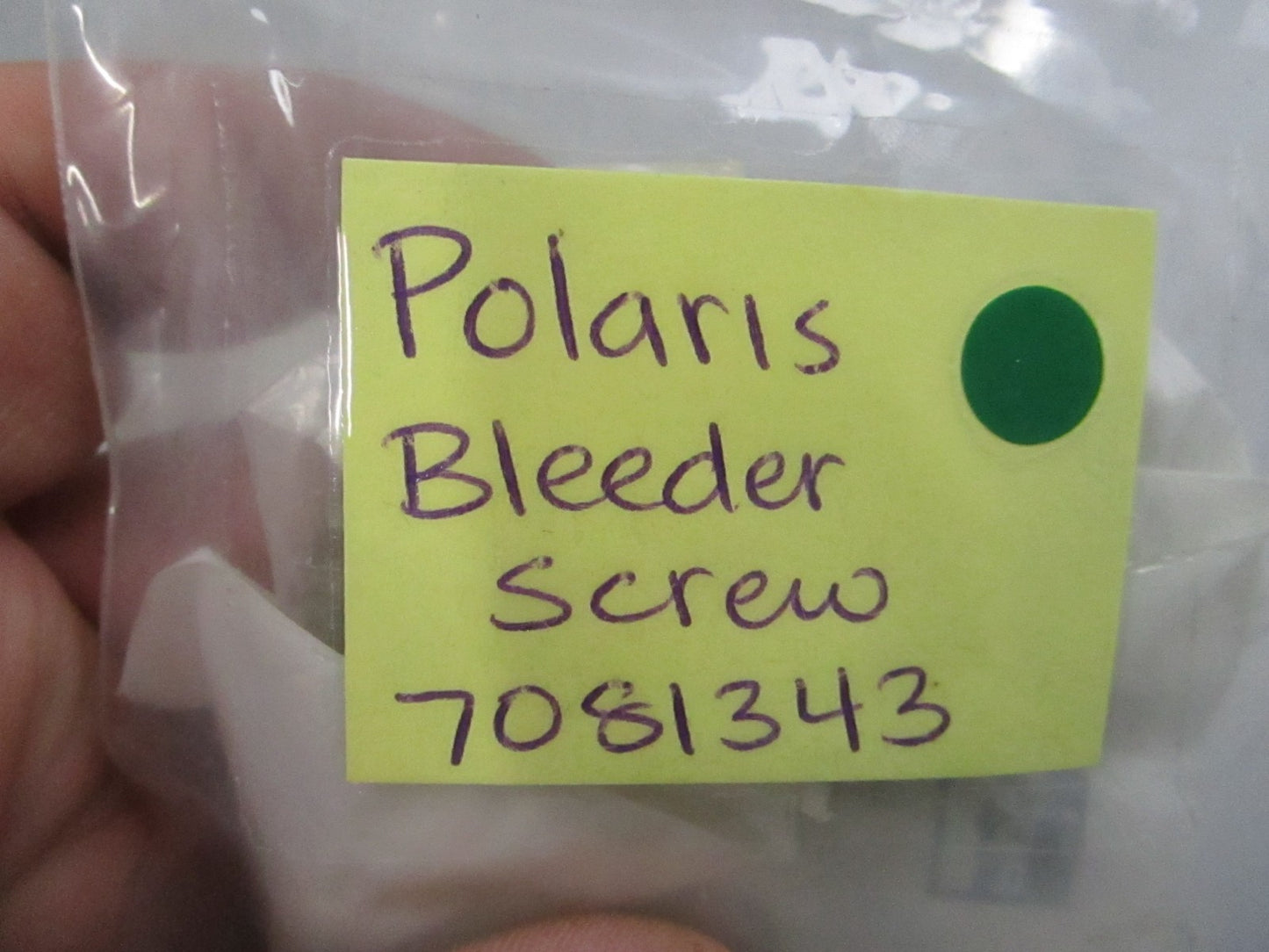 NEW OEM (LOT OF 2) 7081343 Polaris Bleeder Screw 0810