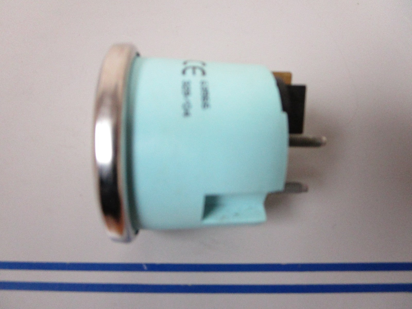 NEW OEM 63566 Teleflex Beige  Fuel Gauge Chrome Bezel 0720