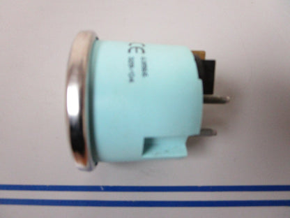 NEW OEM 63566 Teleflex Beige  Fuel Gauge Chrome Bezel 0720