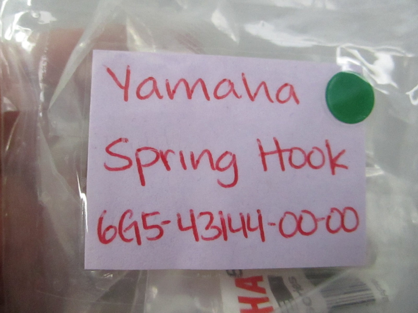 NEW OEM (LOT OF 5) 6G5-43144-00-00 Yamaha Spring Hook 0810