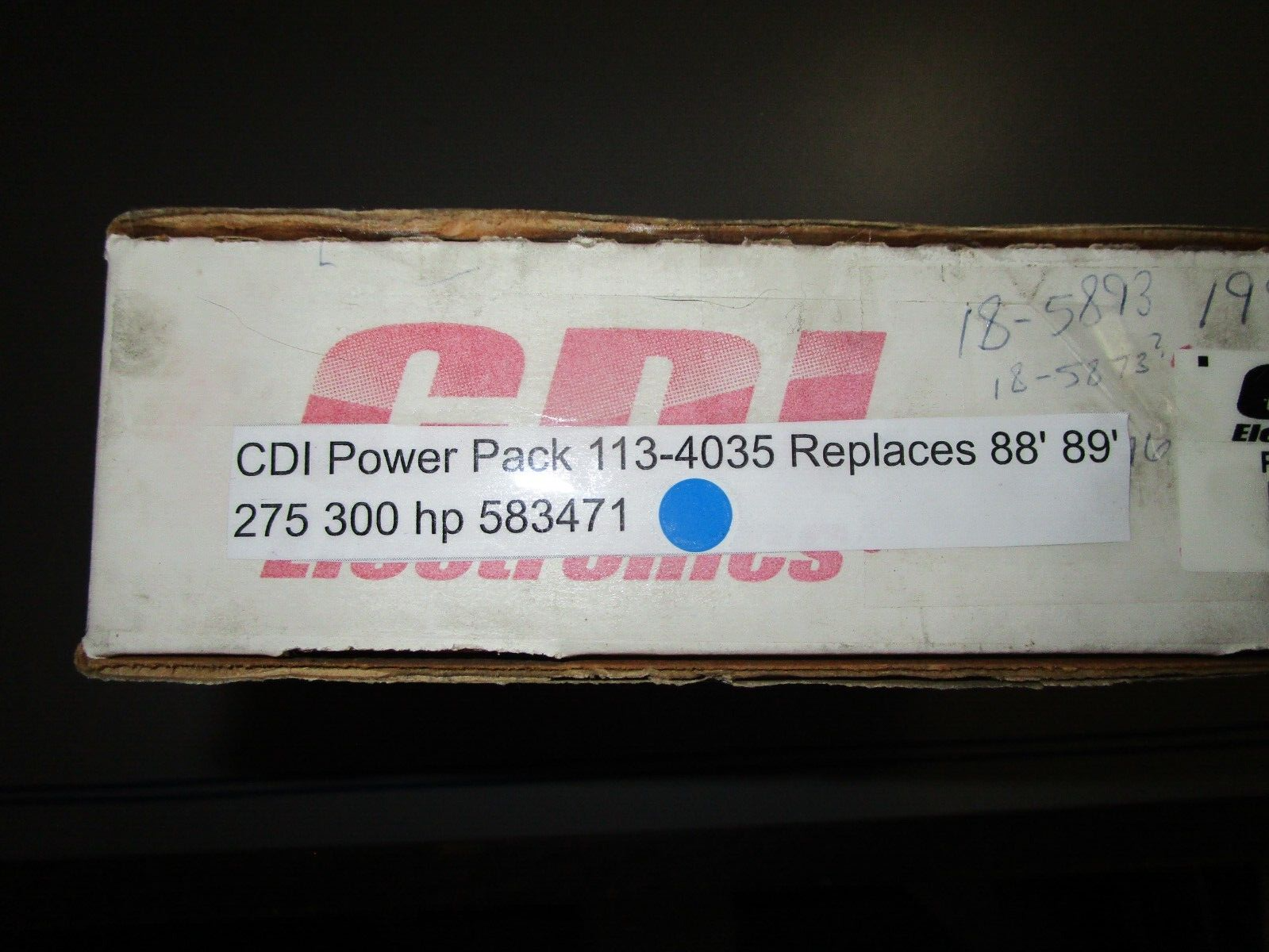 *NEW* 0720 CDI Power Pack 113-4035 Replaces: 1988 1989 275hp 300hp 583471
