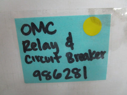 *NEW OEM* 0820 OMC Johnson Evinrude Relay & Circuit Breaker 986281 0986281