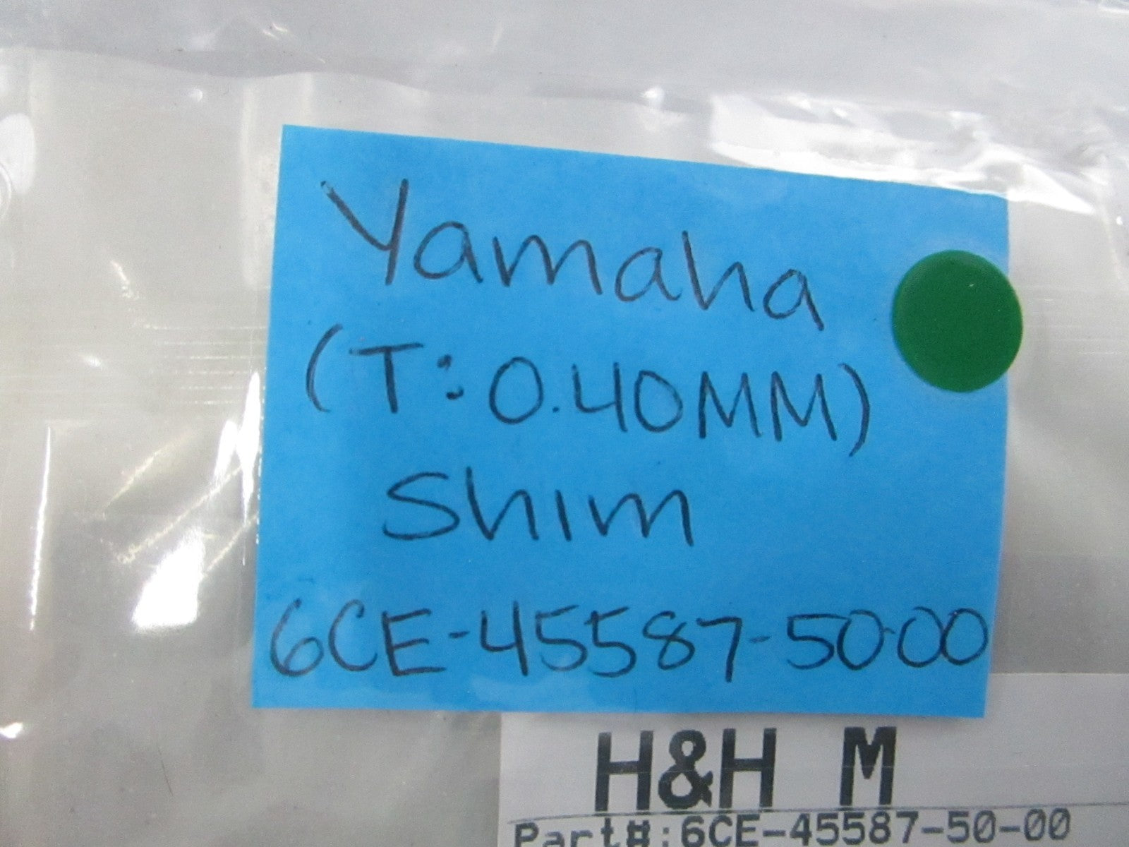 NEW OEM 6CE-45587-50-00 Yamaha (T:0.40mm) Shim 0810