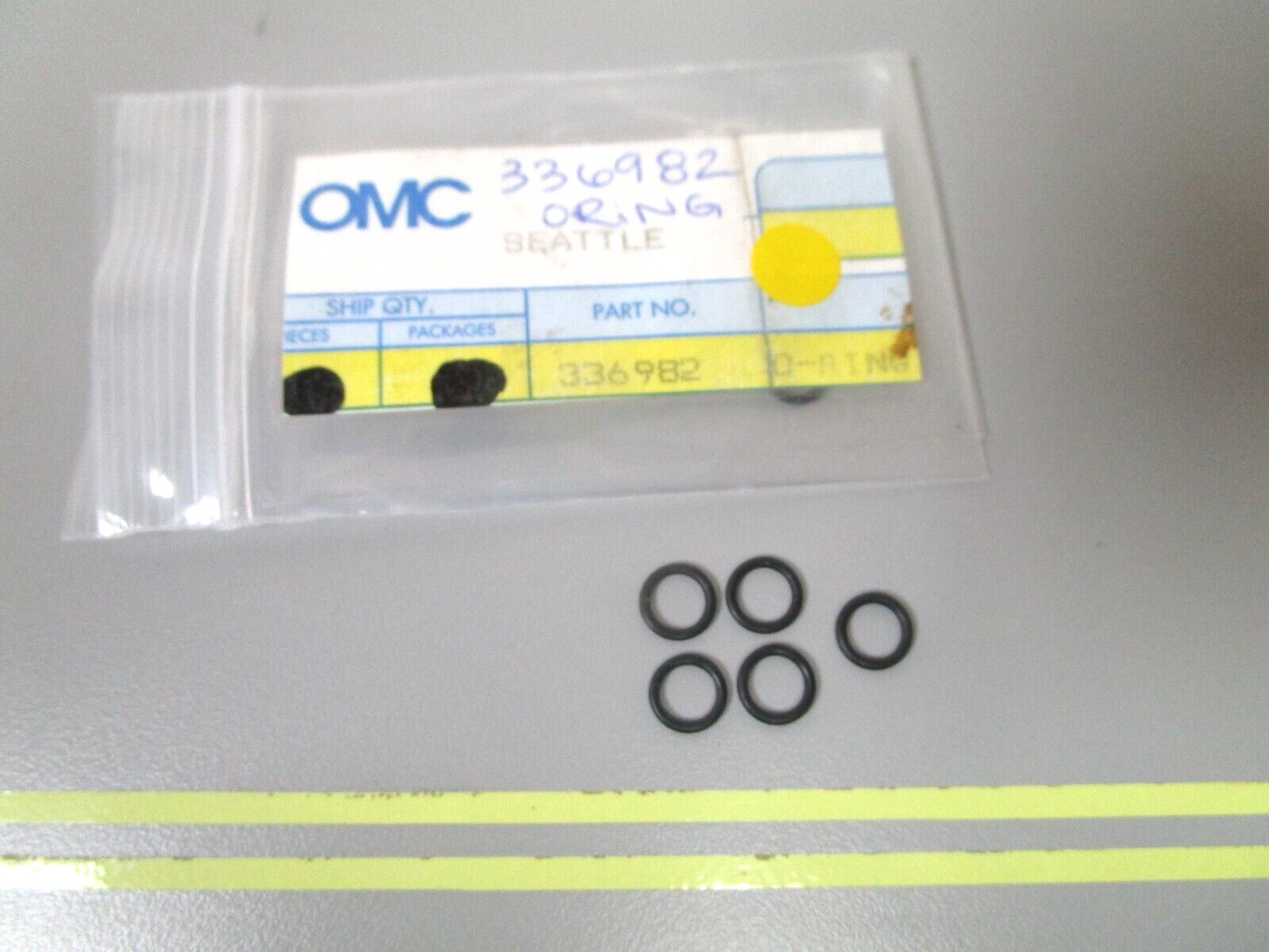 *NEW OEM* (LOT OF 5) 0750 OMC Johnson Evinrude O-RING 336982 0336982