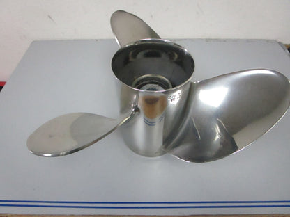 *NEW OEM* 0720 Yamaha 3 Blade Stainless Steel 14 ½ x 21 Propeller 66K-45976-B0