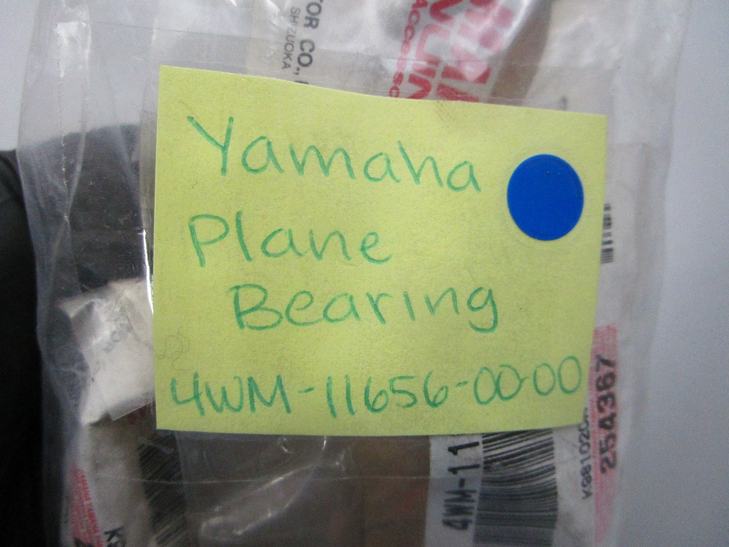 NEW OEM 4WM-11656-00-00 Yamaha Plane Bearing 0810