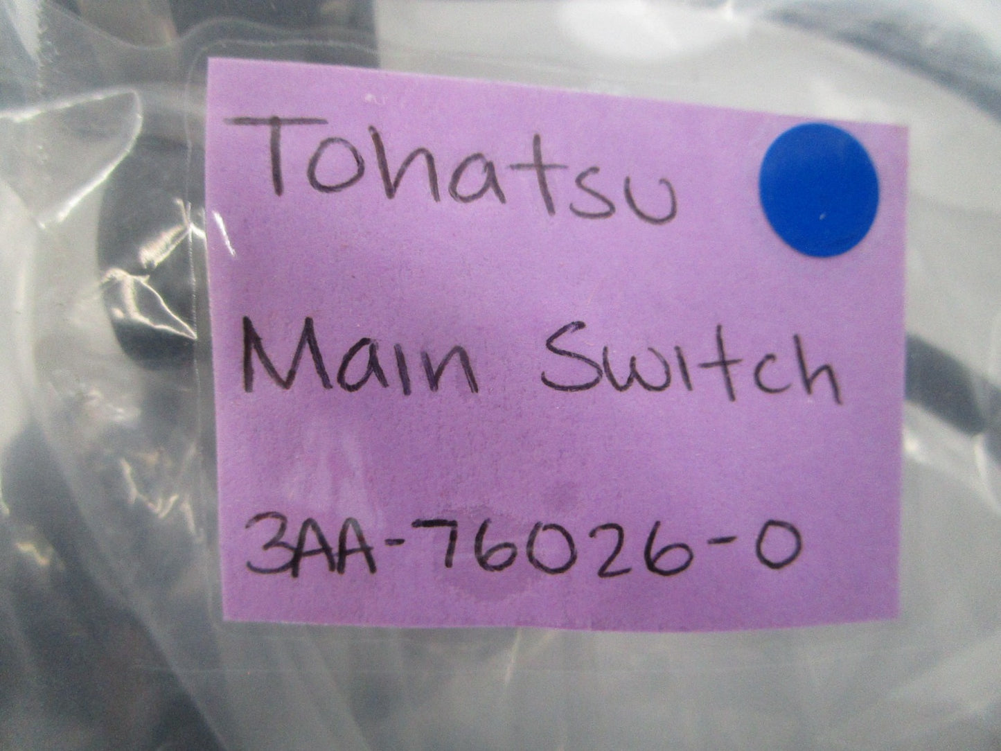 NEW OEM 3AA-76026-0 3AA760260 Tohatsu Main Switch 0810