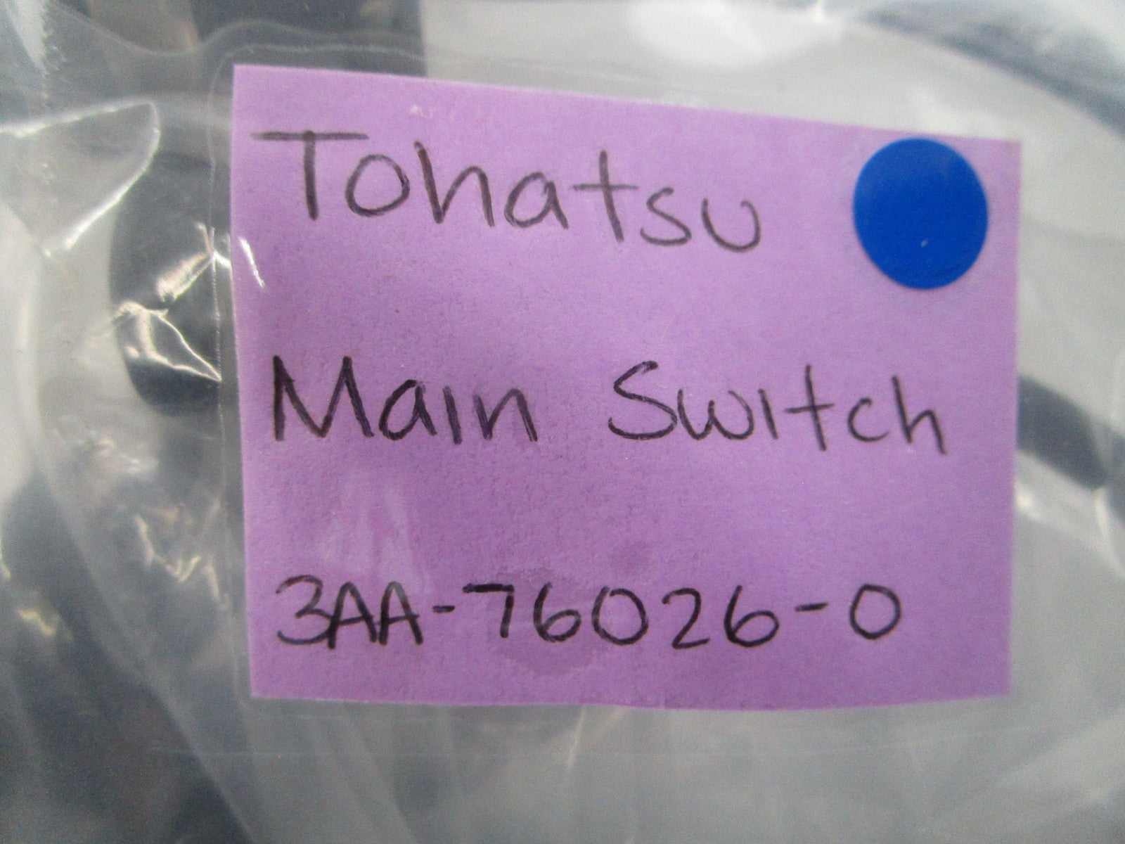 NEW OEM 3AA-76026-0 3AA760260 Tohatsu Main Switch 0810