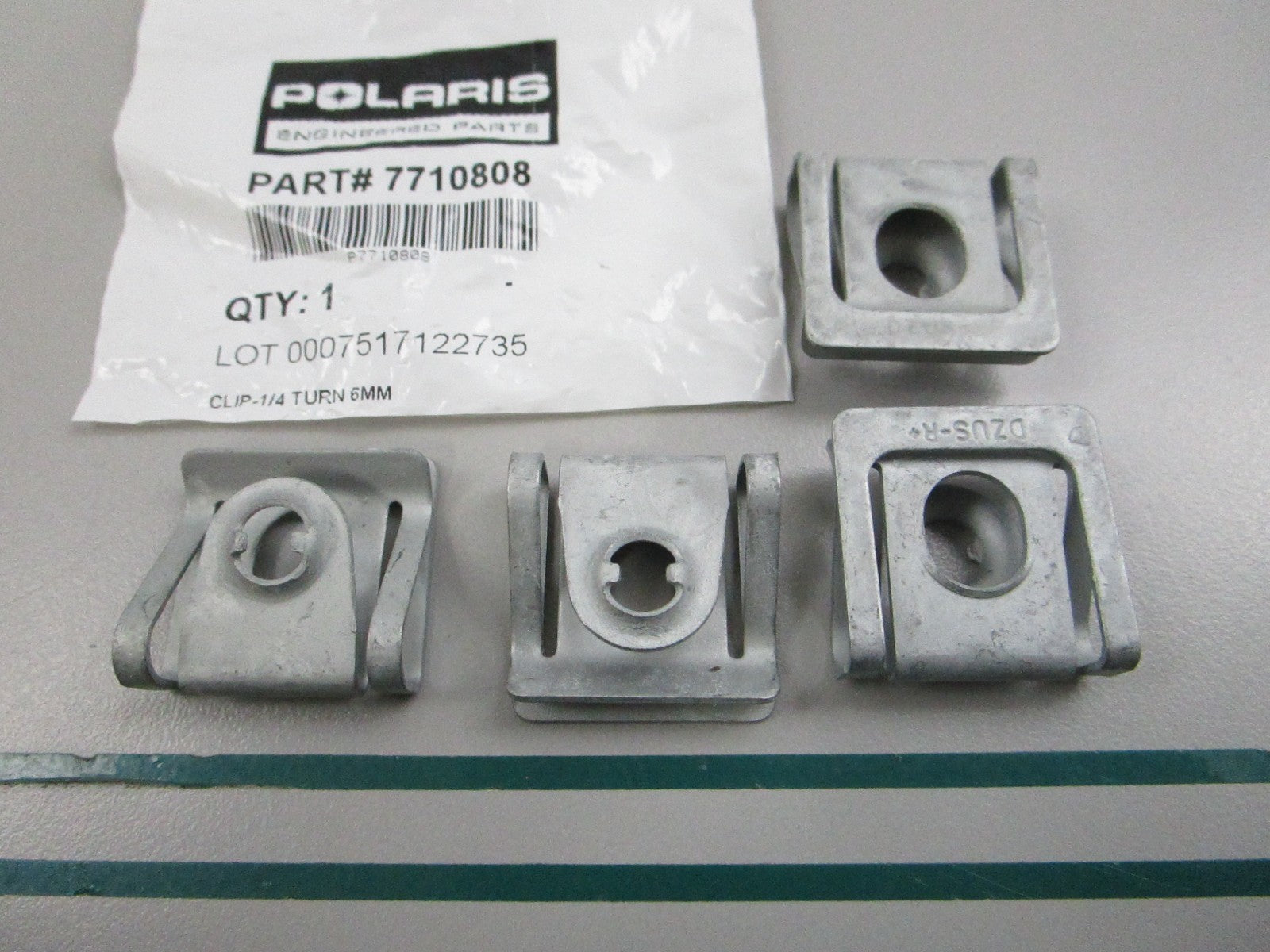 NEW OEM (LOT OF 4) 7710808 Polaris Clip 0810