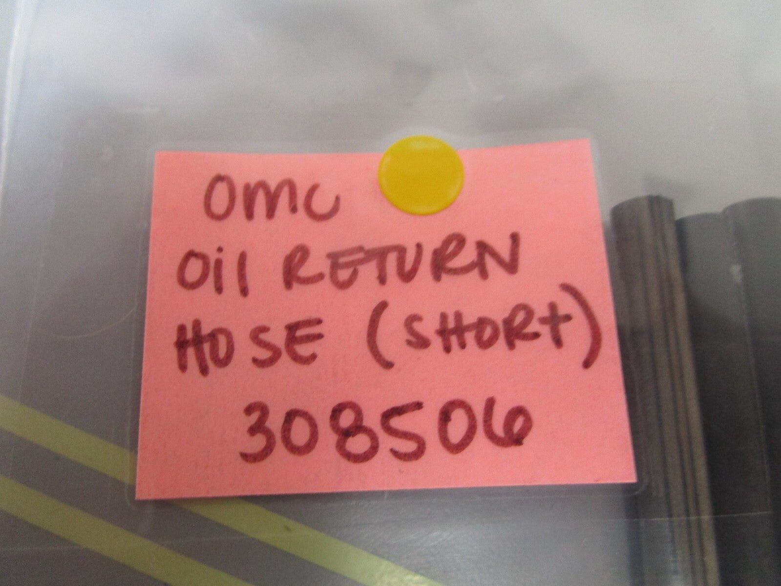 *NEW OEM* 0750 OMC Johnson Evinrude OIL RETURN HOSE (Short) 308506 0308506