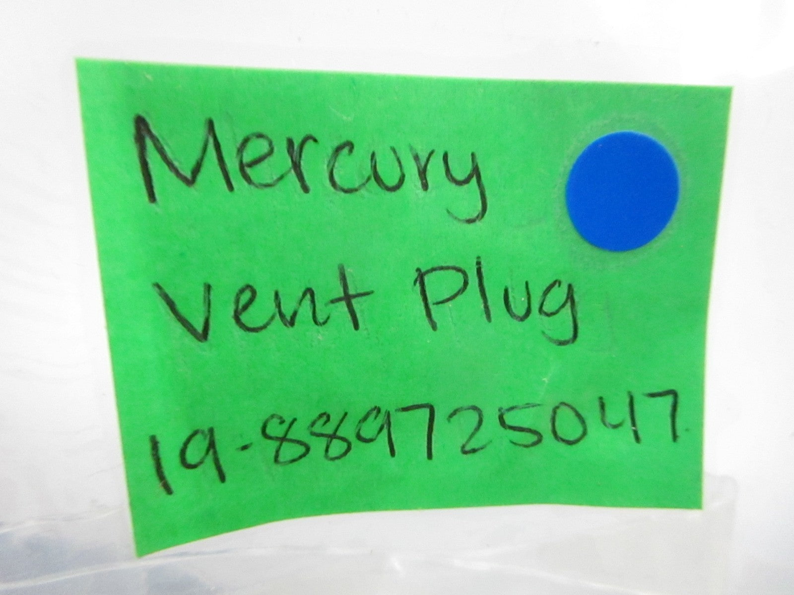 *NEW OEM* (LOT OF 5) 0810 Mercury Quicksilver Vent Plug 19-889725047