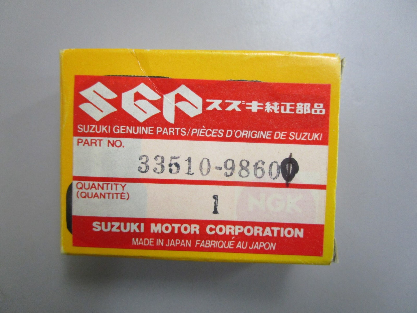 *NEW OEM* 0820 Suzuki NGK Spark Plug Resistor Cover 33510-98600 LB10EHAK