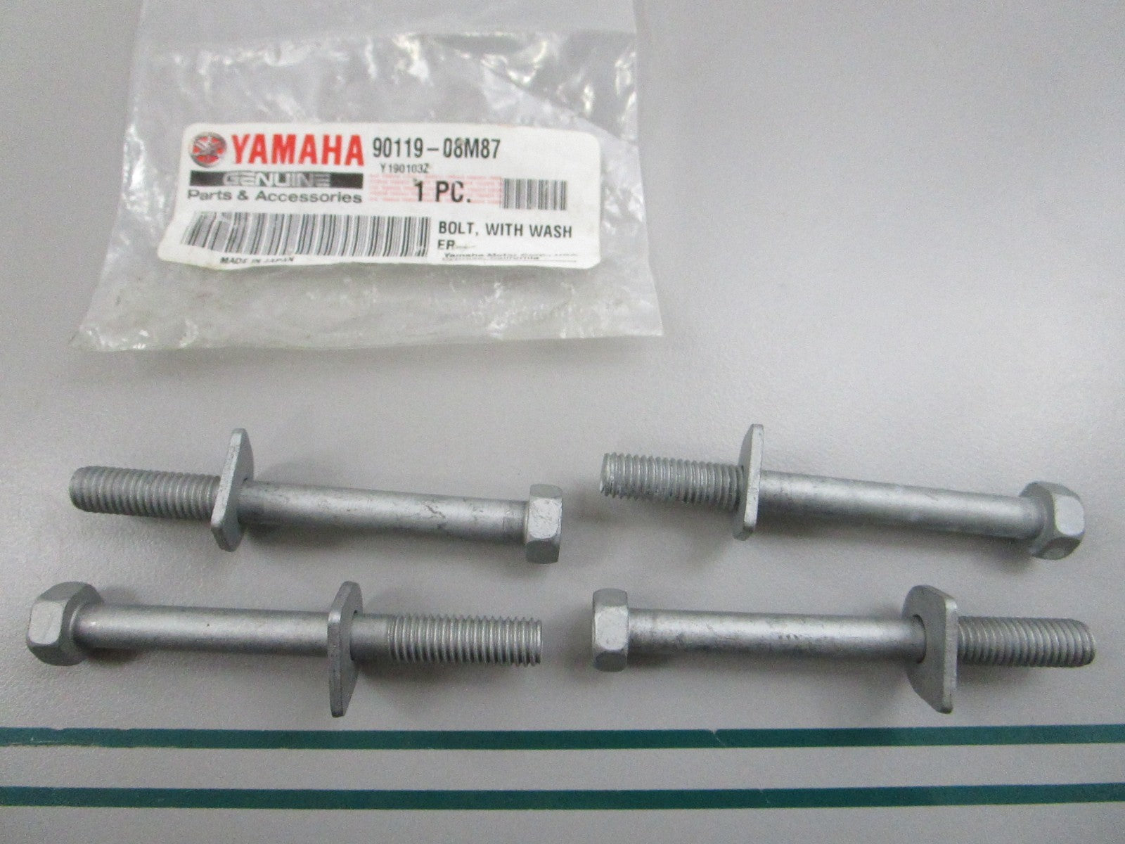 NEW OEM (LOT OF 4) 90119-08M87-00 Yamaha Bolt 0810
