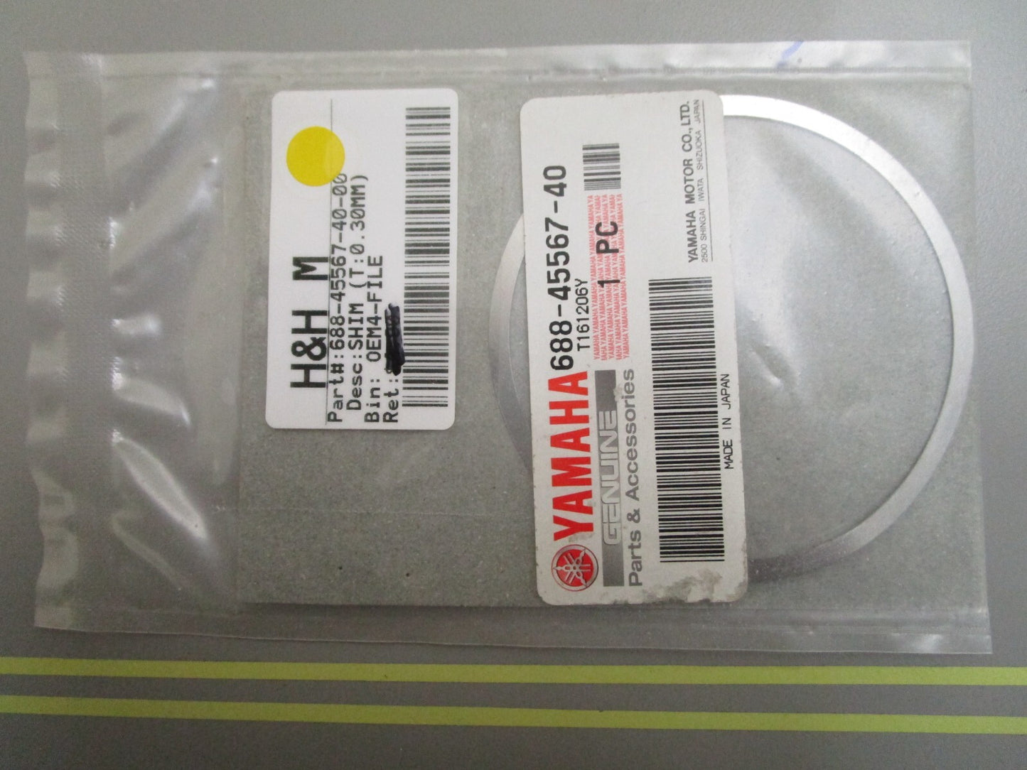 *NEW OEM* 0810 Yamaha (T:0.30MM) Shim 688-45587-40-00