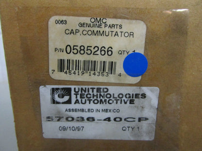 *NEW OEM* 0820 OMC Johnson Evinrude Commutator Cap 585266 0585266