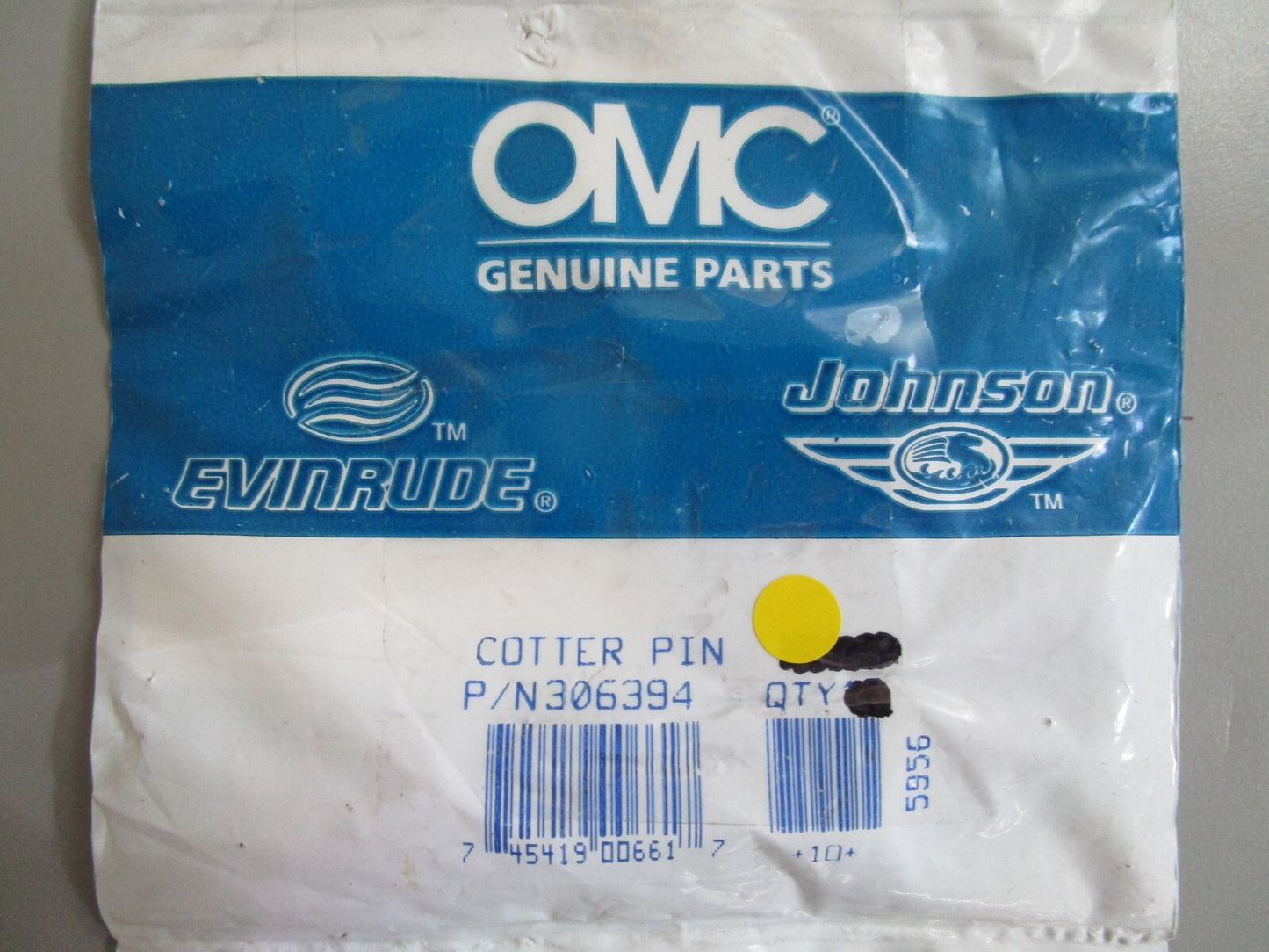 *NEW OEM* (LOT OF 9) 0750 OMC Johnson Evinrude COTTER PIN 306394 0306394