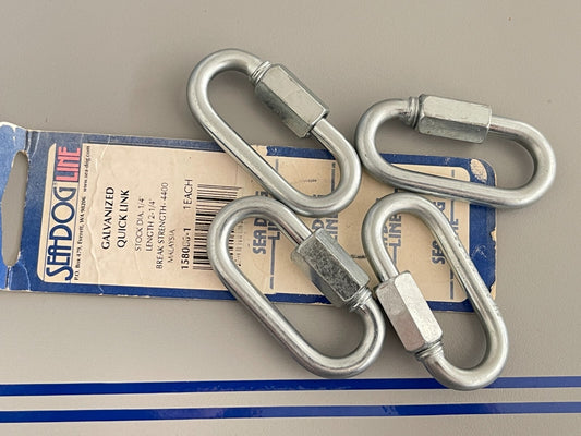 *NEW* (LOT OF 4) 0810 Sea-Dog Galvanized Quick Link 158006-1