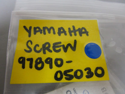 *NEW OEM* (LOT OF 3) 0810 Yamaha Screw 97890-05030