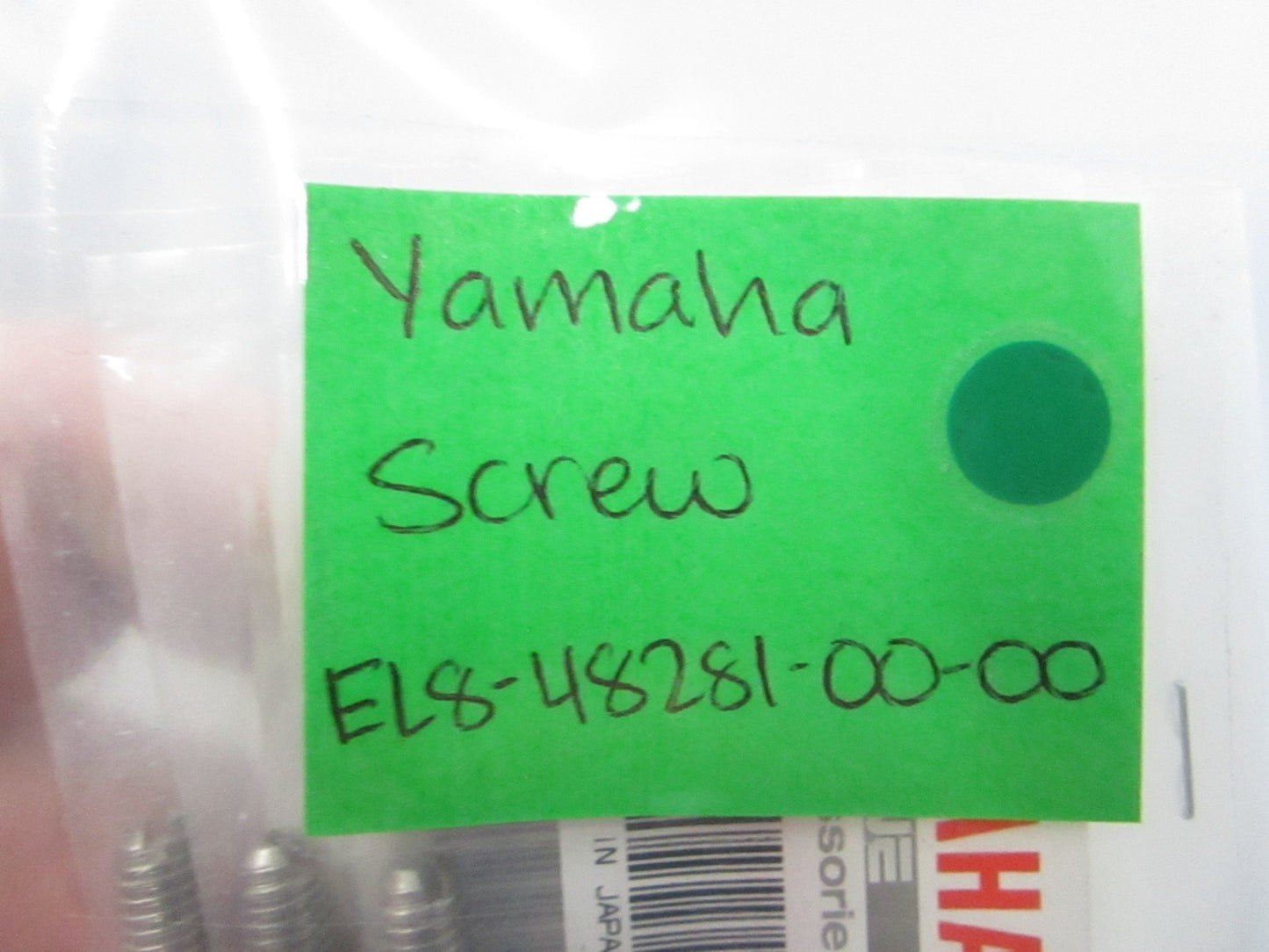 NEW OEM (LOT OF 3) EL8-48281-00-00 Yamaha Screw 0810