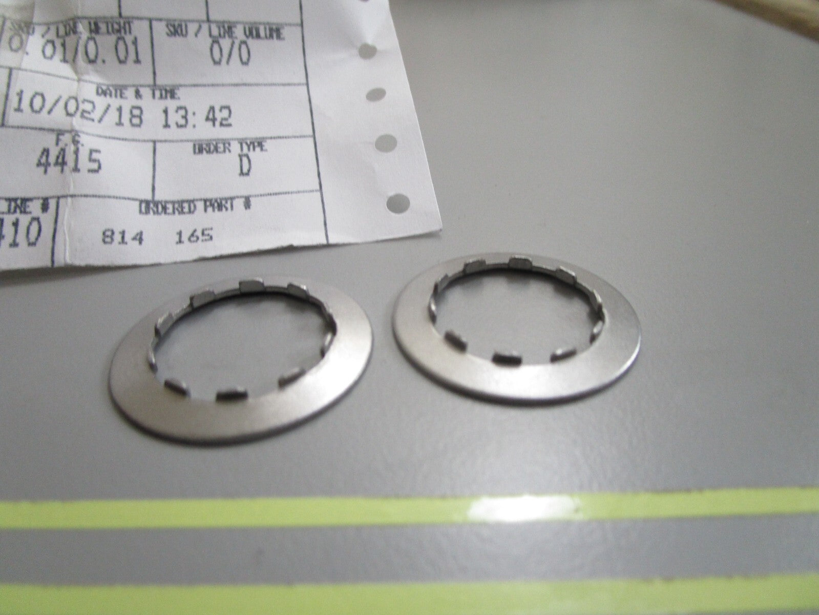 *NEW OEM* (LOT OF 2) 0810 Volvo Penta Washer 814165